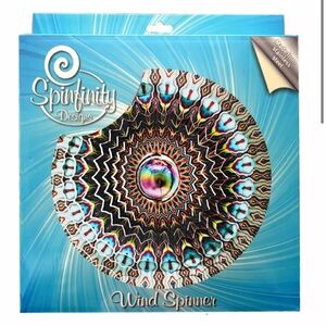 Spinfinity Designs Wind Spinner Gazing Mandala made of stainless steel Outdoor